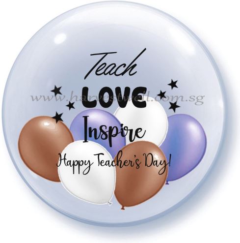 Customised Teacher's Day Bubble Balloon